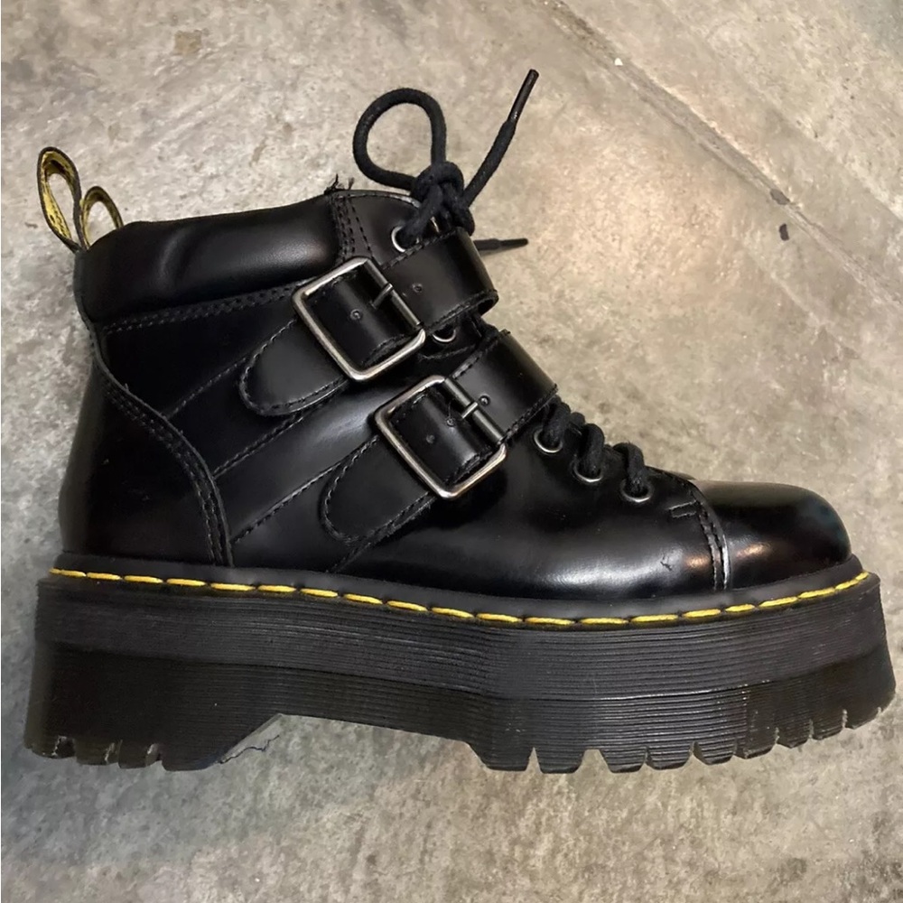 Doc martens Womens Sz 5 Double Straps Black High
